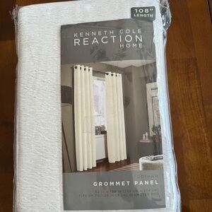 Kenneth Cole Reaction Home 108” Length Gotham Grommet Panel - Chalk Color